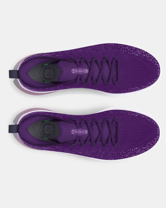 Women's UA Velociti 3 International Women's Day Running Shoes in Purple image number 2